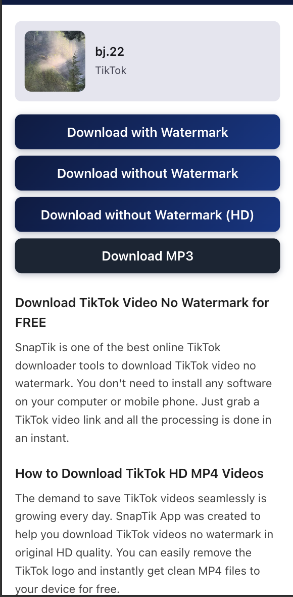 Save Your Video